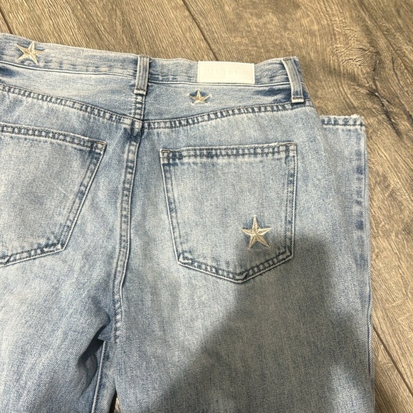 • Pistola • Women’s Charlie Embroidered Star Jeans 
Supernova Wash / Blue 26 - Picture 6 of 6